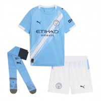 Manchester City Josko Gvardiol #24 Domáci Detský futbalový dres 2025-26 Krátky Rukáv (+ trenírky)
